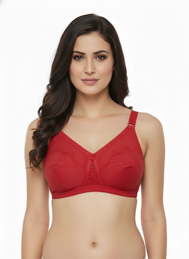 Women’s X-Over Cross Cotton Bra – Soft Support | B-Cup - Image 7