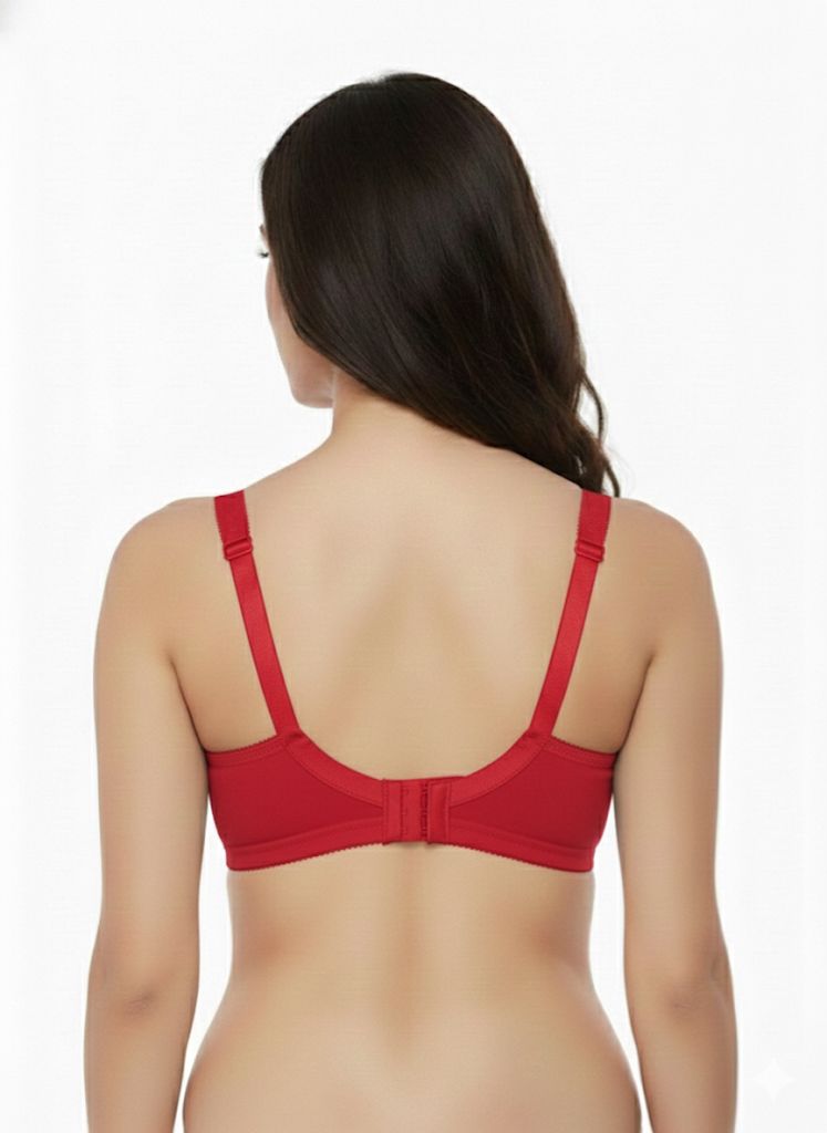 Women’s X-Over Cross Cotton Bra – Soft Support | B-Cup - Image 8