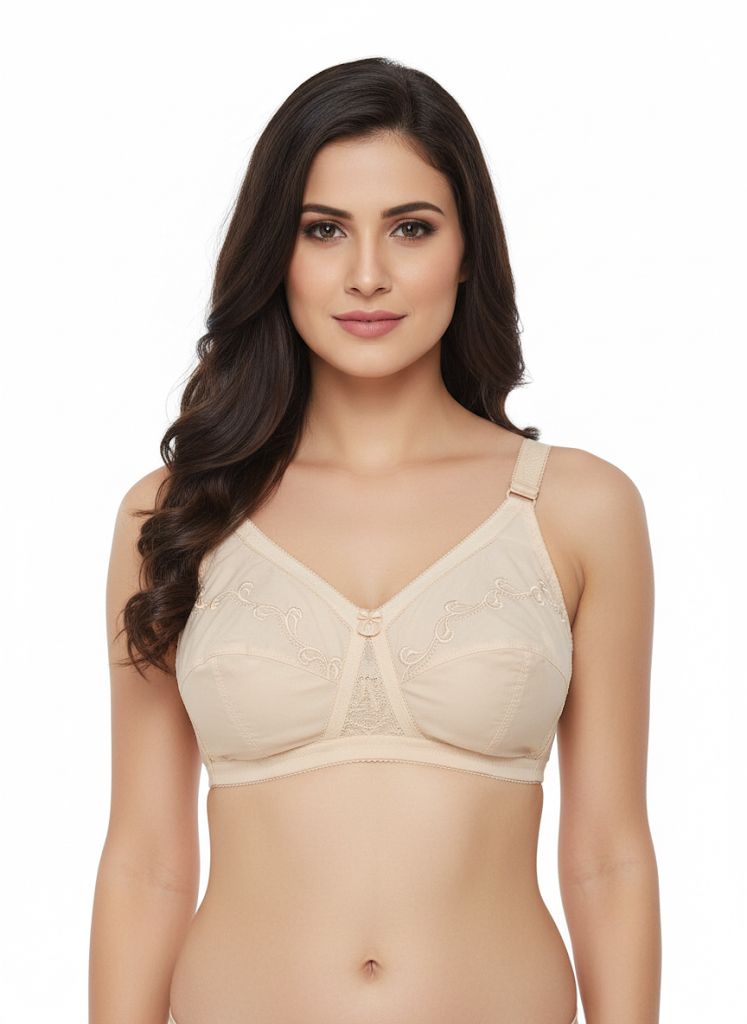 Women’s X-Over Cross Cotton Bra – Soft Support | B-Cup