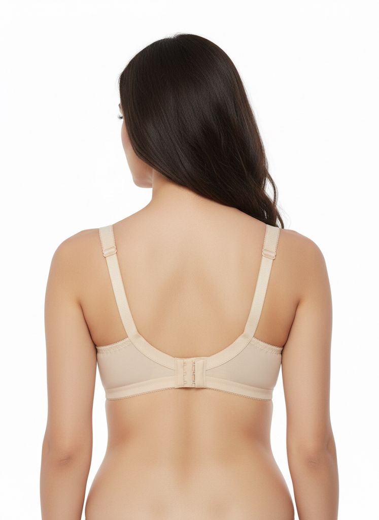 Women’s X-Over Cross Cotton Bra – Soft Support | B-Cup - Image 2