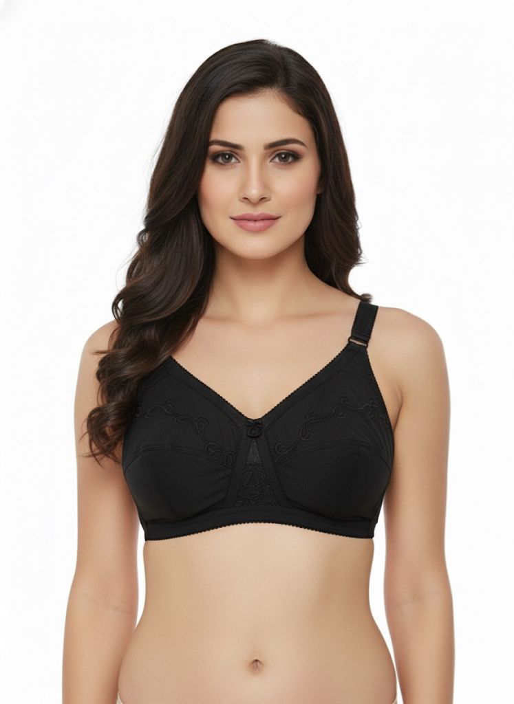 Women’s X-Over Cross Cotton Bra – Soft Support | B-Cup - Image 3