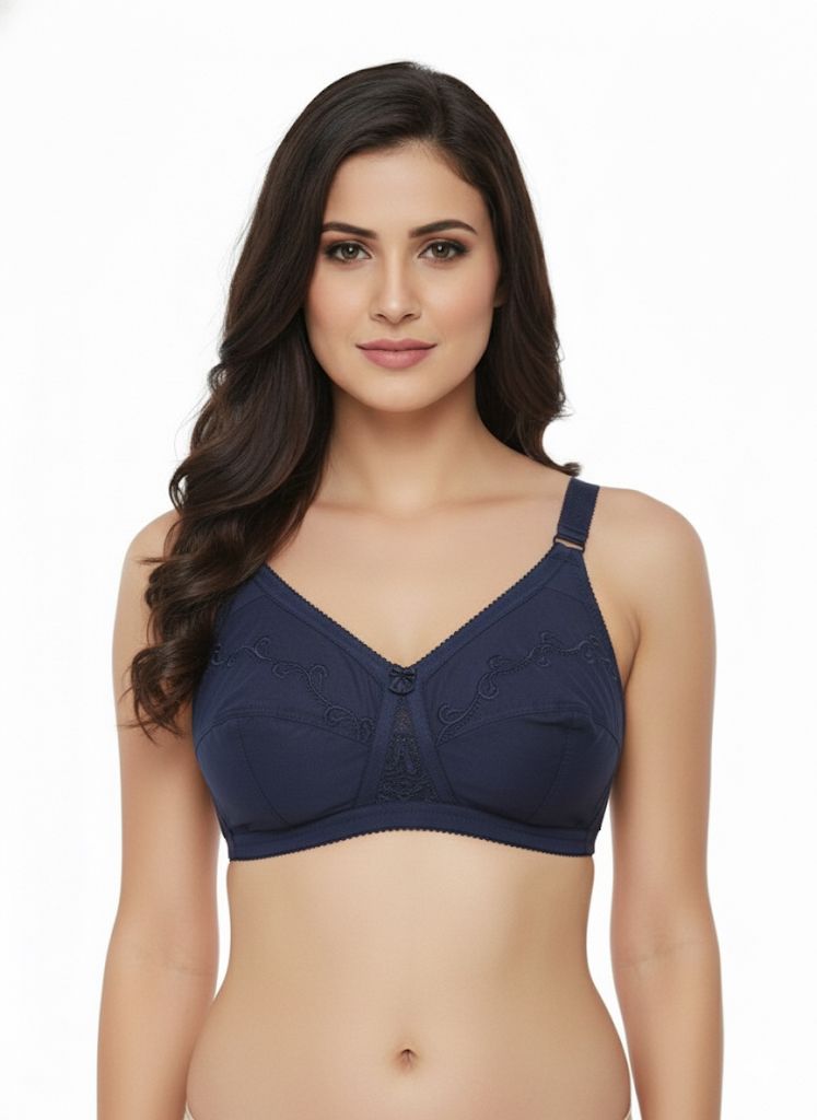 Women’s X-Over Cross Cotton Bra – Soft Support | B-Cup - Image 5