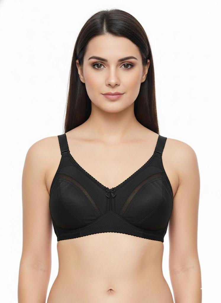 Women’s One-Line Net (CD) Jersey Bra – Soft, Supportive & Stylish | B-Cup - Image 3